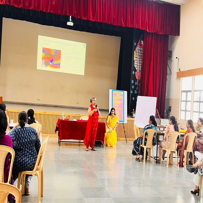 CBSE teacher workshop on Mental Weelness in Schools